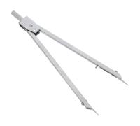 FELTECHELECTR Compas Pointes Métalliques Durcies de Dessin Technique en Fer Argenté Structure à Ressort et Bras Renforcés pour Relevés Fiables et Tracés Précis en Mathématiques et Menuiserie