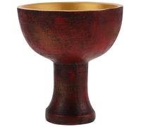 FELTECHELECTR Coupe du Saint Graal en Résine Rétro pour Cérémonies Religieuses, Facile à Placer, pour Sacrifices Familiaux et Décoration Sacrée
