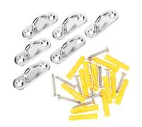 FELTECHELECTR Crochets de Plafond Lot de 6pcs en Acier Inoxydable 304 Œillet de Fixation Lourd et Professionnel pour Câbles et Plafonds en Béton