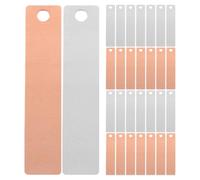 FELTECHELECTR D'anode en Cuivre et Zinc Haute Stabilité et Sécurité 30 Paires de Feuilles Conversion D'énergie pour Expériences Batteries Matériel pour Chercheurs et Étudiants, Activités DIY