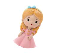 FELTECHELECTR Décoration de Gâteau Princesse en Résine 1 Pièce Accessoire de Pâtisserie Créatif pour Fête d'Anniversaire Décoration de Table Compacte et Adorable pour Dessert