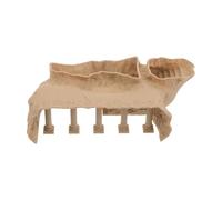 FELTECHELECTR Décoration de ruines de colonnes Romaines - Petite cachette pour alevins et crevettes - Tunnel Antique en Plastique pour Aquarium de Maison ou de Bureau