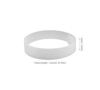 FELTECHELECTR Diffuseur de Lumière LED Bande Longue 1220x50mm Semi-transparent 1mm Épaisseur pour Éclairage Doux et Homogène, Panneau Diffusion Optique Flexible, Diffuseur Ruban LED Blanc