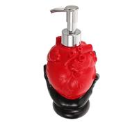 FELTECHELECTR Distributeur de Savon Halloween Cœur Effrayant Pompe pour Salle de Bain Décor Horreur Accessoire Original pour Fête et Usage Quotidien