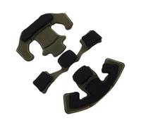 FELTECHELECTR Doublure de Casque en Mousse à Mémoire de Forme Souple Coussinets de Protection Légers et Respirants Ensemble de Rembourrage Intérieur Vert Accessoires pour Casque Antichoc