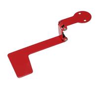 FELTECHELECTR Drapeau de Boîte aux Lettres en Fer Rouge pour Jardin et Communauté, Accessoire Extérieur Augmentant la Visibilité de Votre Boîte aux Lettres