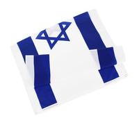 FELTECHELECTR Drapeau National D'israël en Polyester, Décoration Extérieure Vive pour Fêtes et Événements Sportifs, Impression Claire, Taille 90x150cm