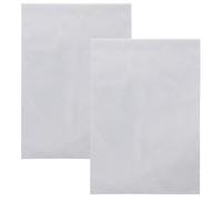 FELTECHELECTR Drapeaux de Jardin Décorations Extérieures Soi-même 2 Pièces Vierges en Tissu Blanc sans Bavures pour Jardin et Patio