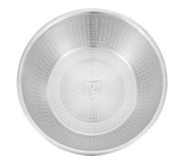 FELTECHELECTR Égouttoir en Acier Inoxydable 304 Perforé 26 CM - Passoire Multifonction pour Légumes Pâtes et Fruits Bassine Cuisine Profonde Panier Alimentaire pour Évier Usage Domestique