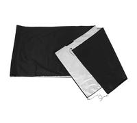 FELTECHELECTR Enrouleur pour Couverture Solaire de Piscine Imperméable en Tissu Oxford Noir Fixation Sécurisée pour Jardin et Terrasse, Protège et Maintient Propre la Piscine
