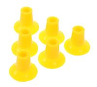 FELTECHELECTR Ensemble de 6 Plaques à Ventouse Compactes Jaunes Outil de Rodage pour Soupapes Automobiles Suceur Léchant Polyvalent Équipement D’Entretien Moteur Pièces de Rodage Précises