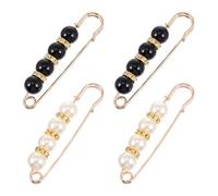 FELTECHELECTR Épingles de Sûreté en Alliage de Zinc 4pcs pour Châles, Clips de Sécurité Élégants Adaptés aux Mariages et Fêtes Entre Amies Femmes