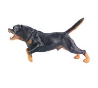 FELTECHELECTR Figurine Chien Rottweiler Solide Modèle Éducatif Petit Garçon Fille Décoration Maison Bureau
