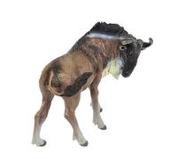 FELTECHELECTR Figurine Gnou Réaliste Décor Maison Garçon Fille Modèle Animal Sauvage Plastique Solide