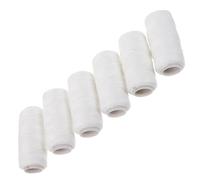 FELTECHELECTR Fil pour Tondeuse Faciale 6pcs Coton Blanc Épilation Sourcils et Visage Outil de Beauté pour Routine Soin
