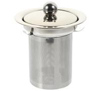 FELTECHELECTR Filtre à Thé en Acier Inoxydable Couvercle, Léger et Facile à Transporter, Infuseur pour Théière Adapté aux Maisons et Salons de Thé Argenté