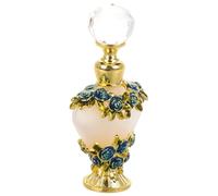 FELTECHELECTR Flacon de Parfum Ancien Rechargeable en Verre 5 ML, Élégant et Vintage, Bouteille Polyvalente pour Huiles Essentielles, Rangement Voyage