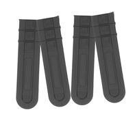 FELTECHELECTR Fourreau de Guide-chaîne de Tronçonneuse Installation Rapide 4 Pièces en PE Noir, Couvercle de Barre de Rechange, Protection pour Chaîne et Tronçonneuse pour Entretien du Jardin