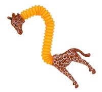 FELTECHELECTR Girafe Télescopique en Plastique Coloré Tube Pop Sensoriel Extensible Réutilisable de Fête Anti-Stress pour Garçon et Filles Présent Ludique et Éducatif pour Couleur Aléatoire