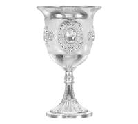 FELTECHELECTR Gobelet à Vin Alliage de Zinc Coupe Vintage Gaufrée Style Palais Russe Décor de Table Élégant pour Fête et Bar