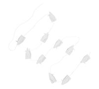 FELTECHELECTR Guirlande de Grues en Papier Blanc pour Plafond, 10 Pièces par Corde, Décoration Origami Élégante pour Fête Prénuptiale ou Mariage, Design Japonerie Raffiné et Usage Polyvalent
