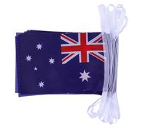 FELTECHELECTR Guirlande Facile à Décorer en Polyester Léger de Fanions Australiens à Suspendre 1 Set pour Décoration de Fête pour Jardin et Maison