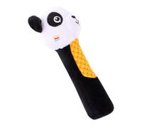 FELTECHELECTR Hochet Peluche Garçon Fille Noir et Blanc Panda Mini Sensoriel Montessori Nés Développement Motricité et Reconnaissance des Couleurs Éveil Portable pour Garçons et Filles
