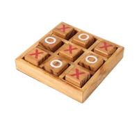 FELTECHELECTR Jeu de Société Bois Morpion pour Garçon Fille Ans Éducatif Puzzle Observation Parent-garçon Fille Rangement Sécurisé et Facile Jeu de Stratégie Familial