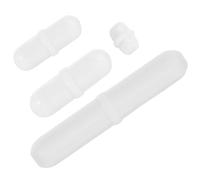 FELTECHELECTR Kit D'agitateur Magnétique Ptfe Blanc, Barreau Magnétique Polyvalent et Résistant la Déformation, pour Expériences de Laboratoire Réutilisable