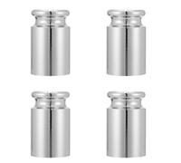FELTECHELECTR Kit de 4 Poids D'étalonnage pour Fonctions de Calibration 200g en Acier Chromé Surface Lisse et Robuste pour Balance Numérique hors Laboratoire