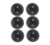 FELTECHELECTR Kit de 6 Mini Boules de Flipper en Plastique Noir Accessoires de Remplacement pour Machine de Jeu D’Arcade Balles Interactives pour Jouets D’Apprentissage et Réparation de Jeu
