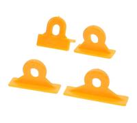 FELTECHELECTR Kit de Débosselage 4 Pièces avec Ventouse en Plastique Orange pour Réparation de Bosses sans Peinture, Outil Extracteur de Bosses Pratique pour Carrosserie