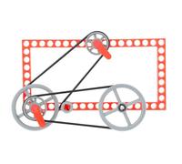 FELTECHELECTR Kit Éducatif Garçon Fille DIY Engrenage et Poulie Scientifique Apprentissage Ludique pour Garçons et Filles pour Activités Manuelles et Formation Scolaire