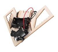 FELTECHELECTR Kit Robotique D’évitement D’Obstacles Stem en Bois Et Abs pour Garçon Et Filles Kit Scientifique Éducatif DIY Jeu D’Apprentissage des Principes Scientifiques