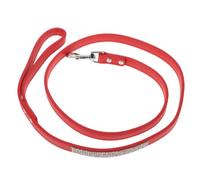 FELTECHELECTR Laisse pour Chien en PU Confortable et Flexible avec Pierres Brillantes Colorées, Promenade Randonnée des Petits Chiens et Chats