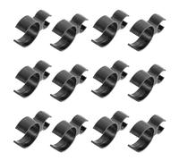 FELTECHELECTR Lot de 10 Pinces Porte-Bouteilles à Clip Simple Noir Clip de Sécurité pour Bouteille de Vin Support Réutilisable pour Bougies pour Fêtes et Service sans Éclaboussures