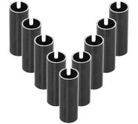 FELTECHELECTR Lot de 10 Tubes Guide en Fer pour Appui-Tête de Siège Auto Diamètre Standard Support Solide et Stable Compatibles Sièges Automobiles pour Longues Distances et Usage Quotidien