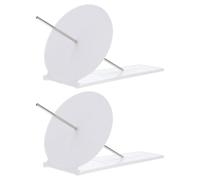 FELTECHELECTR Lot de 2 Modèles de Cadrans Solaires en Plastique Solide, Jouets Éducatifs Scientifiques pour Apprentissage, Décoration Intérieure, Instruments Pédagogiques D’Observation