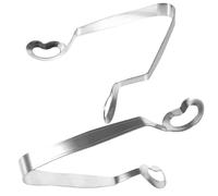 FELTECHELECTR Lot de 2 Pinces à Escargots en Acier Inoxydable Pince de Service pour Aliments Ustensile Cuisine Polyvalent pour Crustacés et Fruits Outil Résistant et Pratique pour Barbecue