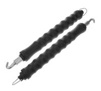 FELTECHELECTR Lot de 2 Pinces à Torsader Fil de Clôture Crochet Incurvé Noir, Outil de Ligature d'Armature Semi-Automatique, pour Fixation Précise des Barres en Béton sur Chantier