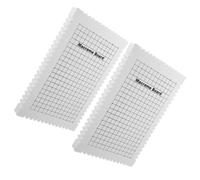 FELTECHELECTR Lot de 2 Planches à Tresser en Mousse Blanche Motif en Grille, Prise Confortable et Facile à Transporter pour Projets DIY et Création de Bracelets Macramé