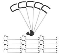 FELTECHELECTR Lot de 20 Plant Clips en Acier pour Jardinage Extérieur, Outil de Pliage de Branches Haute Dureté pour Fixation et Modélisation des Branches de Fleurs et Pruniers