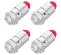 FELTECHELECTR Lot de 4 Soupapes de Sécurité Universelles pour Autocuiseur Régulateur de Pression Soupape de Décharge en Matériaux Robustes Compatible la Cuisine Domestique et Professionnelle