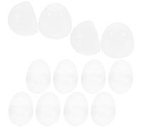 FELTECHELECTR Lot de 50 Coquilles D'œufs en Plastique Pp Transparentes, Réutilisables et Remplies, Protection pour Petits Objets et Collections, pour Rangement et Emballage de Friandises