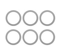 FELTECHELECTR Lot de 6 Joints D’Étanchéité Ronds en Caoutchouc pour Mixeur-Extracteur de Jus Bagues de Remplacement Compatibles Accessoires Anti-Fuite pour Usage Domestique et Professionnel