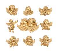 FELTECHELECTR Lot de 9 Patchs Ange Rétro pour Accessoires de Bijoux Diy, Décorations Brodées Vintage, pour Customiser Vêtements et Créations Artisanales Plusieurs styles