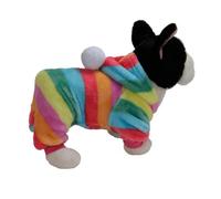 FELTECHELECTR Manteau Jambes en Polaire de Animaux pour Compagnie Chaud Corail à Quatre Confortable Élégant et Promenades et Activités en Extérieur