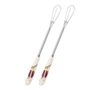 FELTECHELECTR Manuels en Acier Inoxydable 2 Pièces pour Mélanger et Sauces, Accessoire Cuisine pour Restaurants et Pâtisseries