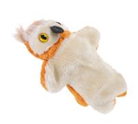 FELTECHELECTR Marionnette Main Hibou Peluche Douce et Sécurisée Éducatif Interactif pour Garçon Fille Marionnette Animale Peluche pour Histoires et Jeux Maison École
