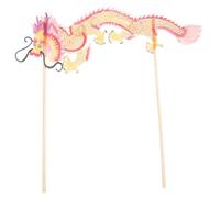 FELTECHELECTR Marionnette Ombre Chinoise Dragon Traditionnelle Mini Jeu de Théâtre Artisanat Décor Symbolique Zodiacal pour Famille et Collection